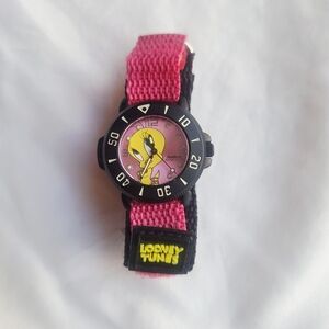 Looney Tunes Pink Tweety Bird Watch